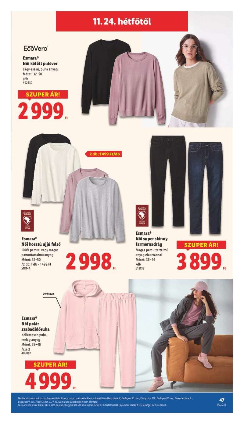 Lidl Érvényes 11.20-tól 47 oldal
