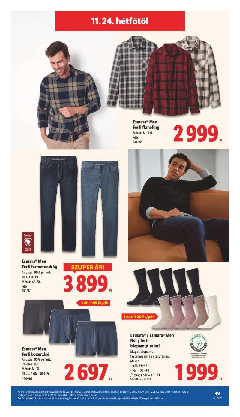 Lidl Érvényes 11.20-tól 49 oldal