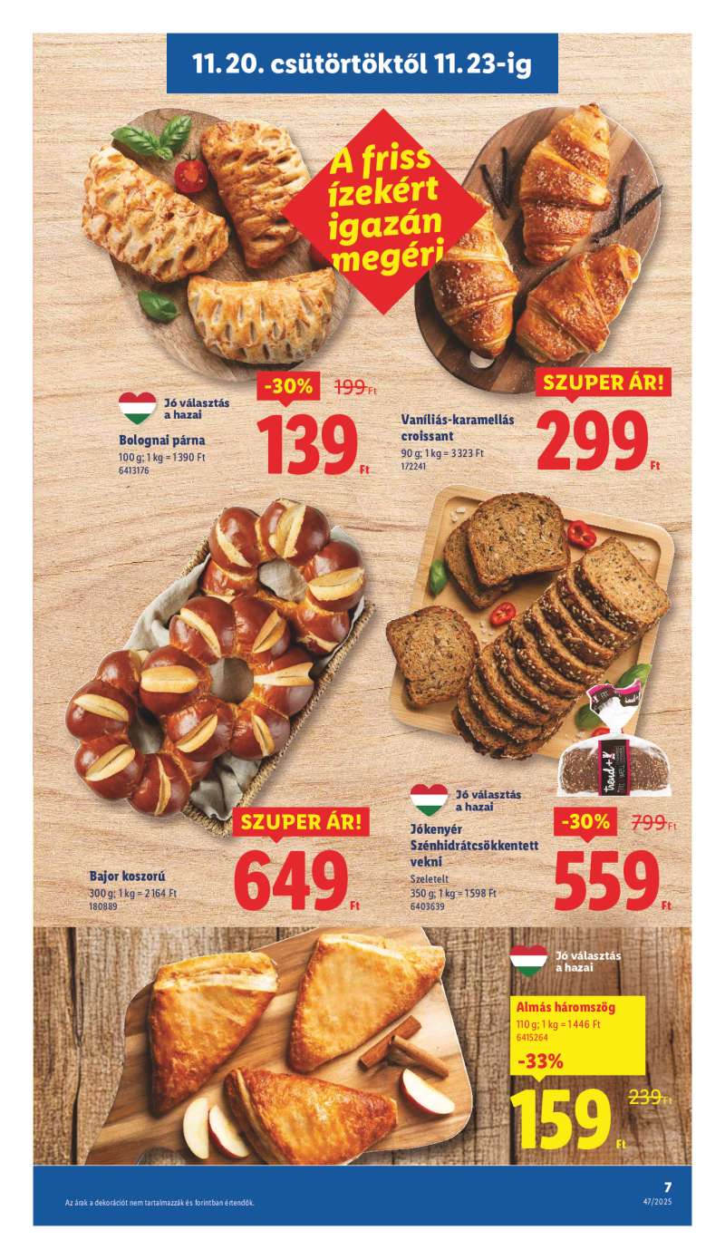 Lidl Érvényes 11.20-tól 7 oldal