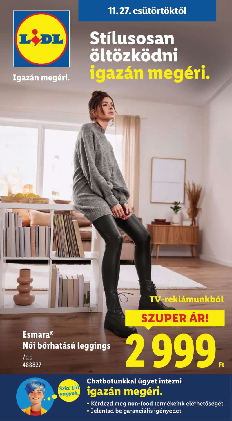 Lidl Akciós Újság NonFood 1 oldal