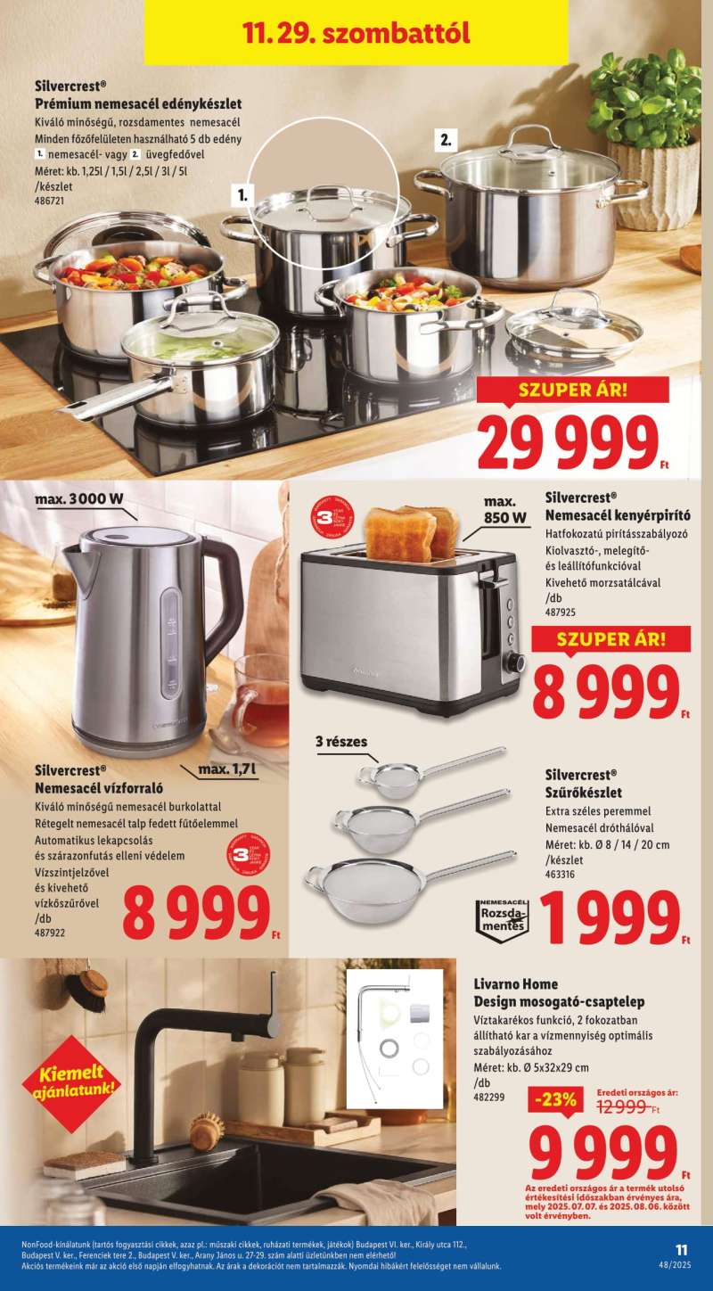 Lidl Akciós Újság NonFood 11 oldal