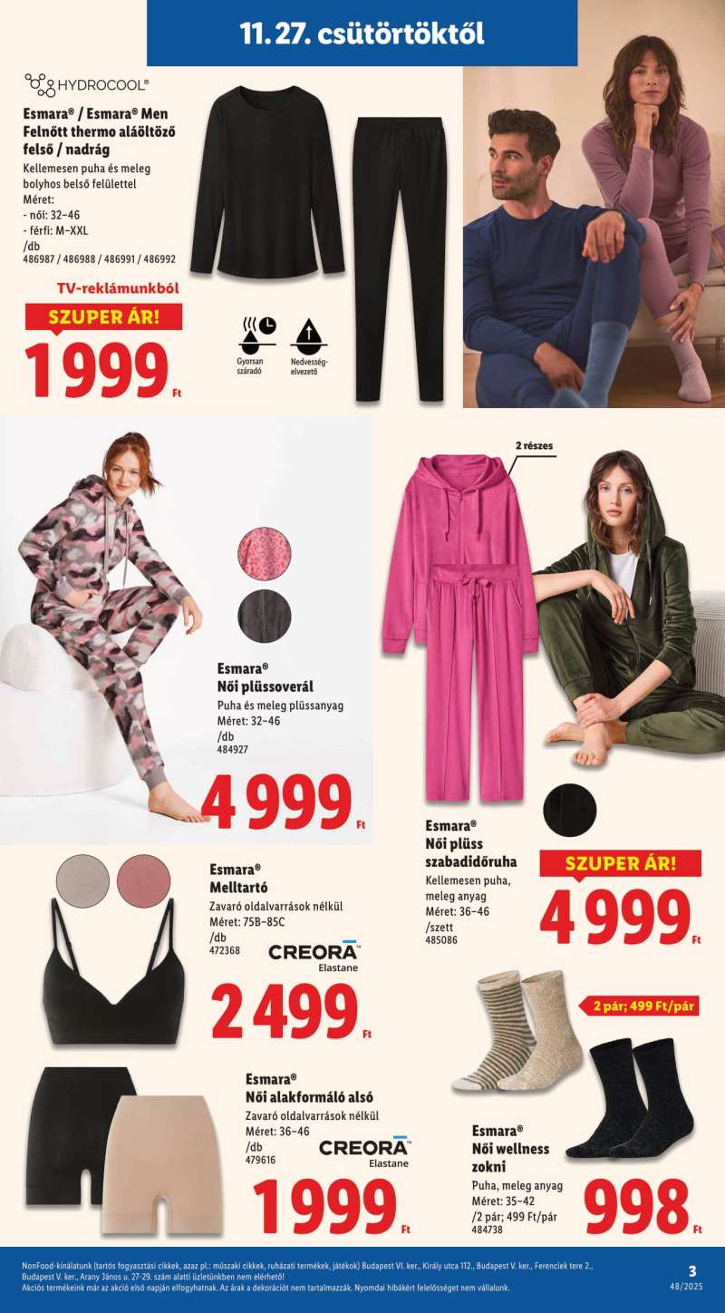 Lidl Akciós Újság NonFood 3 oldal