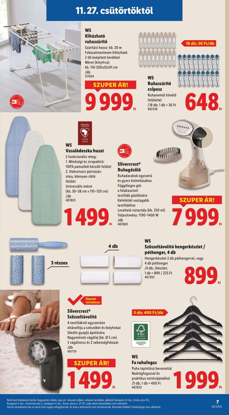 Lidl Akciós Újság NonFood 7 oldal