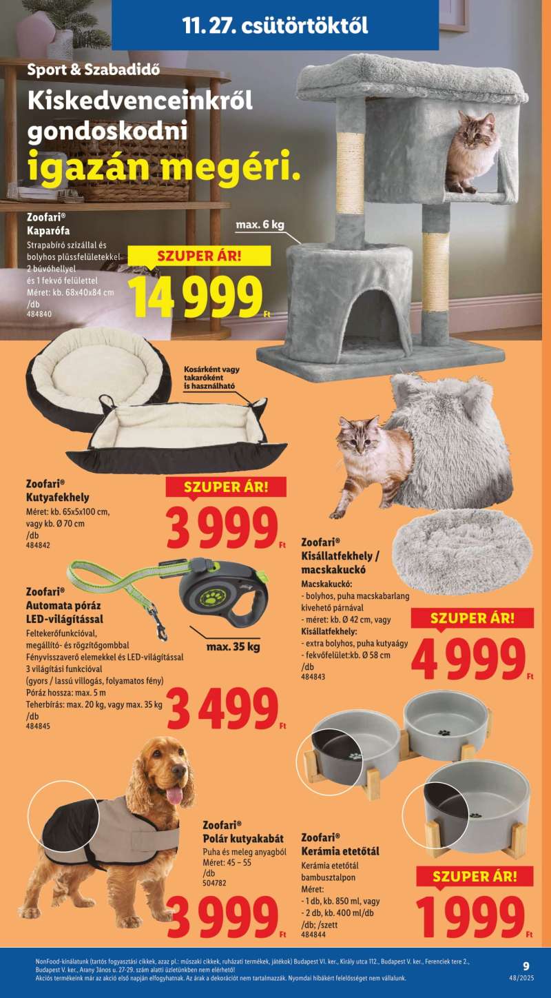 Lidl Akciós Újság NonFood 9 oldal