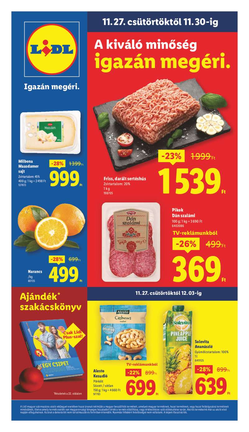 Lidl Érvényes 11.27-től 1 oldal