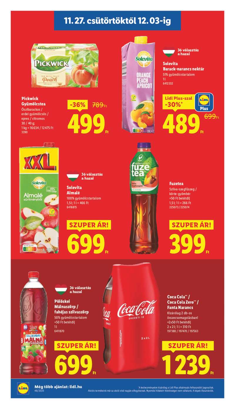 Lidl Érvényes 11.27-től 10 oldal