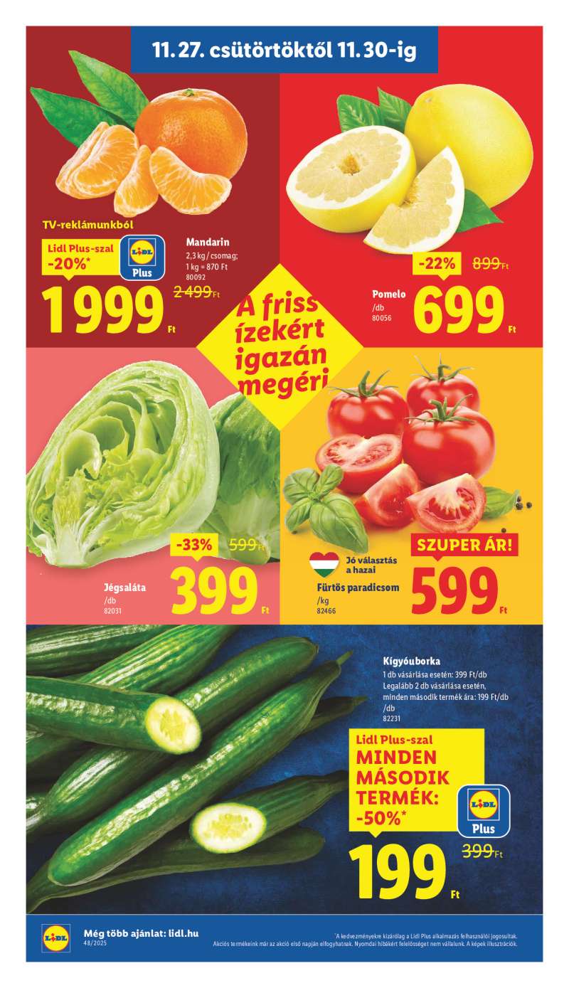 Lidl Érvényes 11.27-től 2 oldal