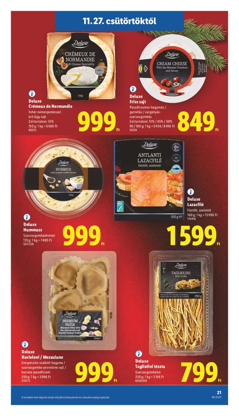 Lidl Érvényes 11.27-től 21 oldal