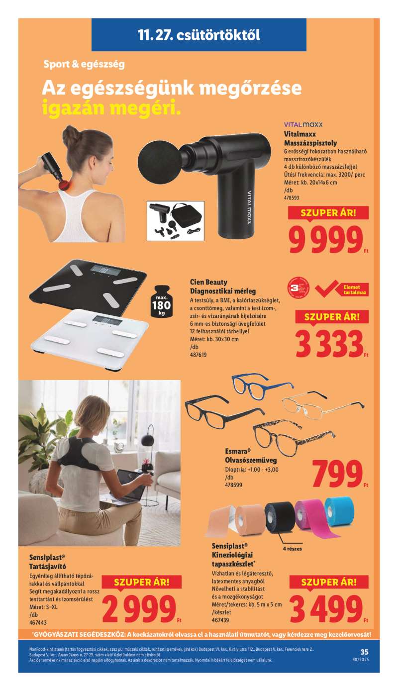 Lidl Érvényes 11.27-től 35 oldal