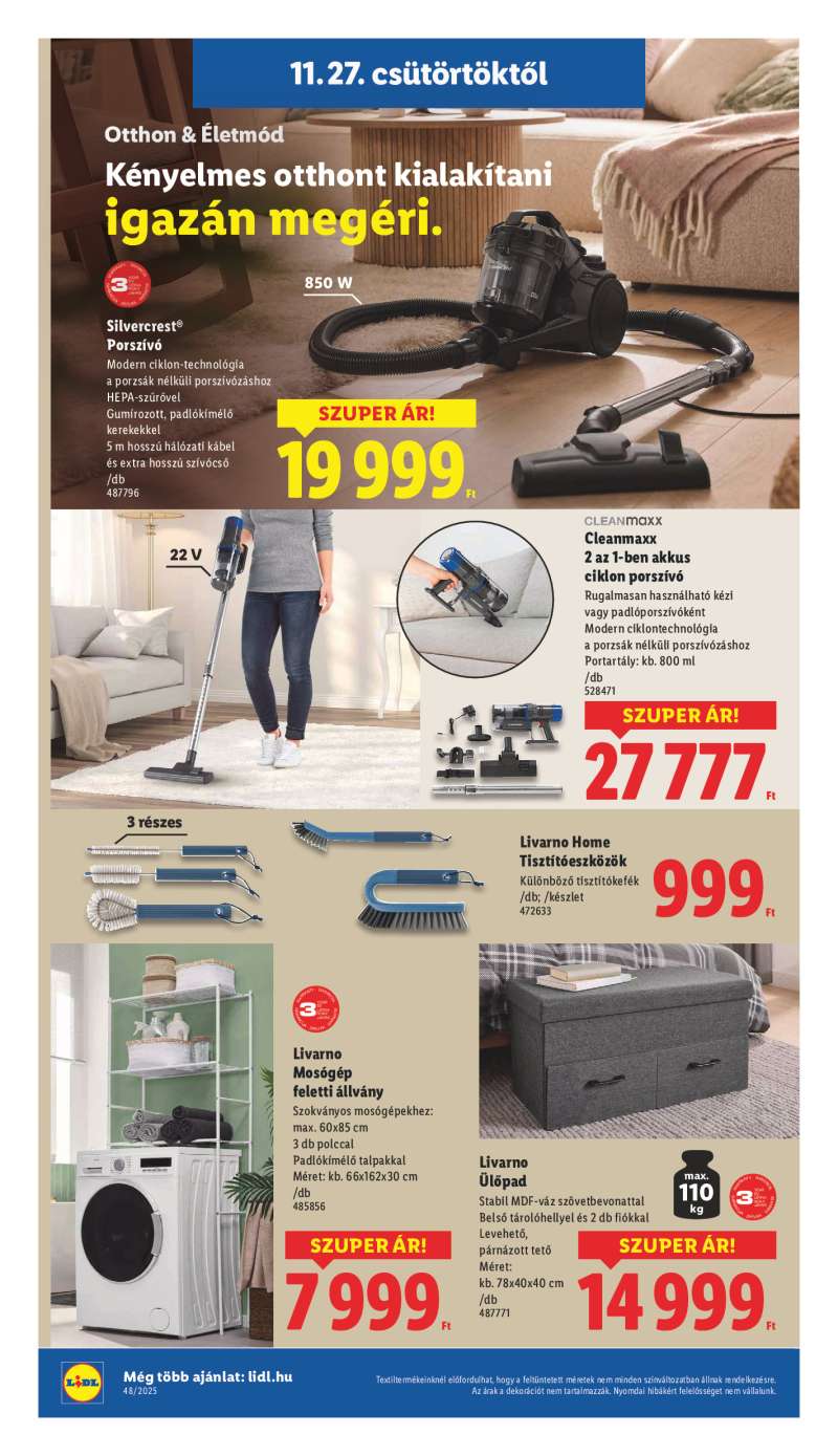 Lidl Érvényes 11.27-től 36 oldal