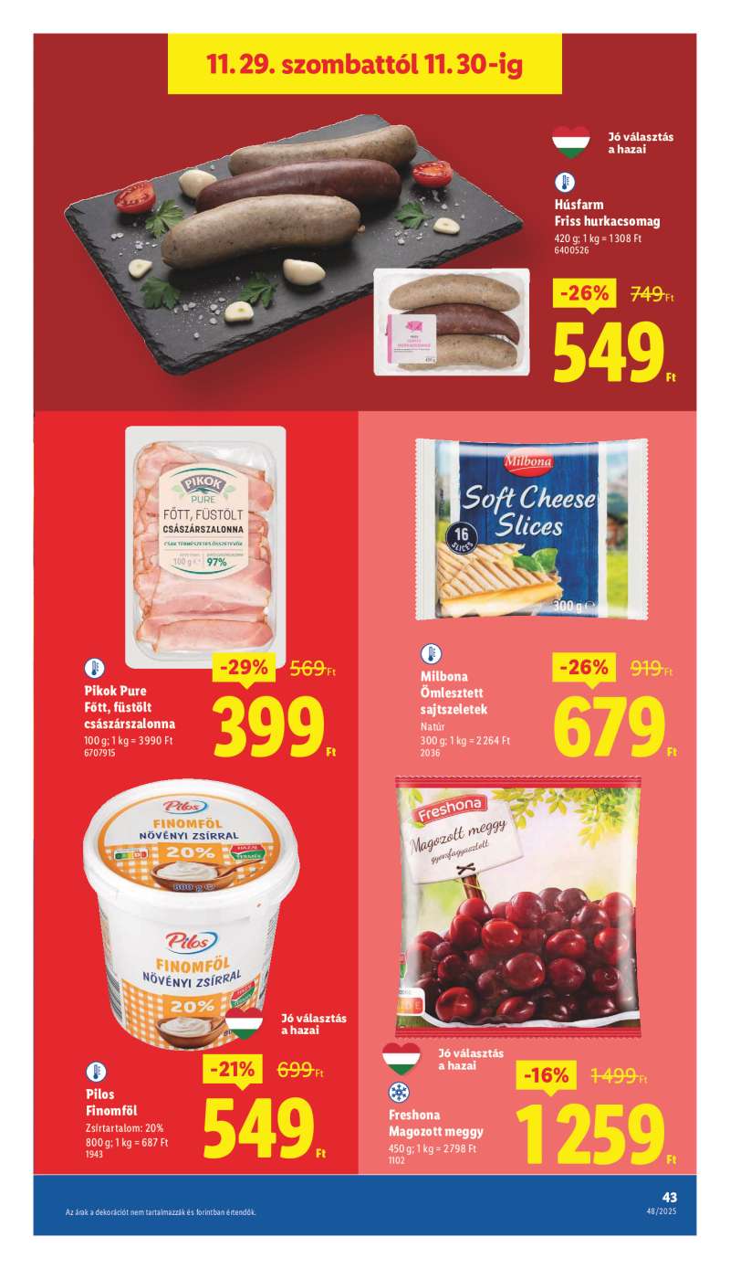 Lidl Érvényes 11.27-től 43 oldal