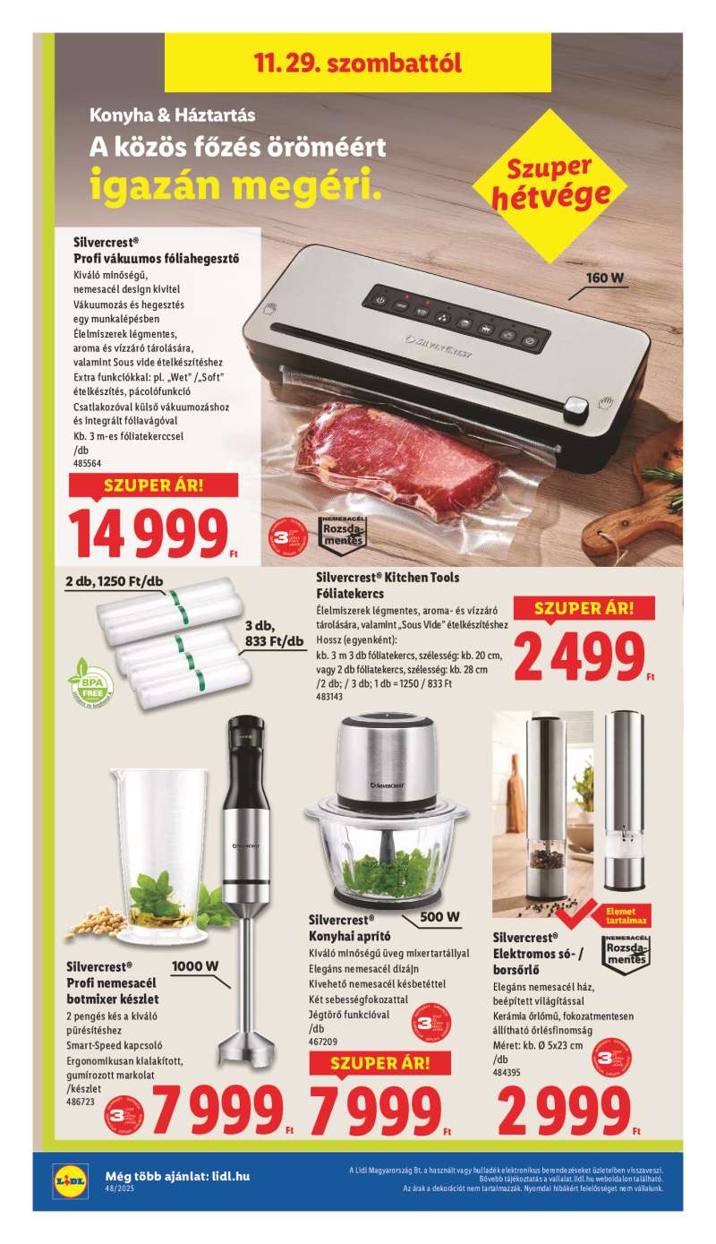 Lidl Érvényes 11.27-től 44 oldal