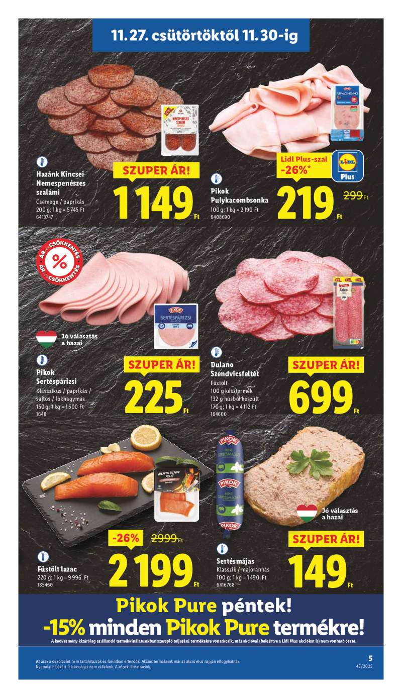 Lidl Érvényes 11.27-től 5 oldal