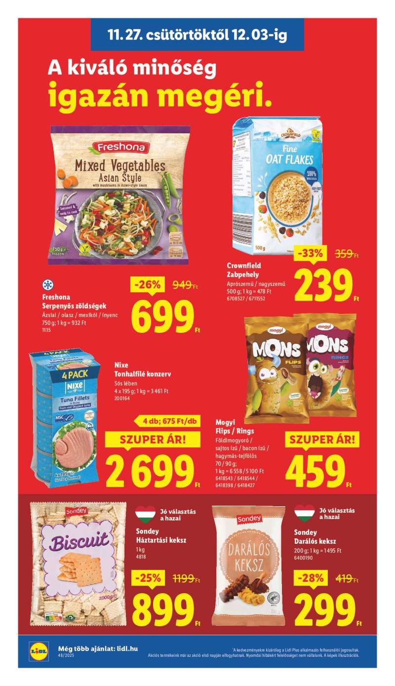 Lidl Érvényes 11.27-től 8 oldal