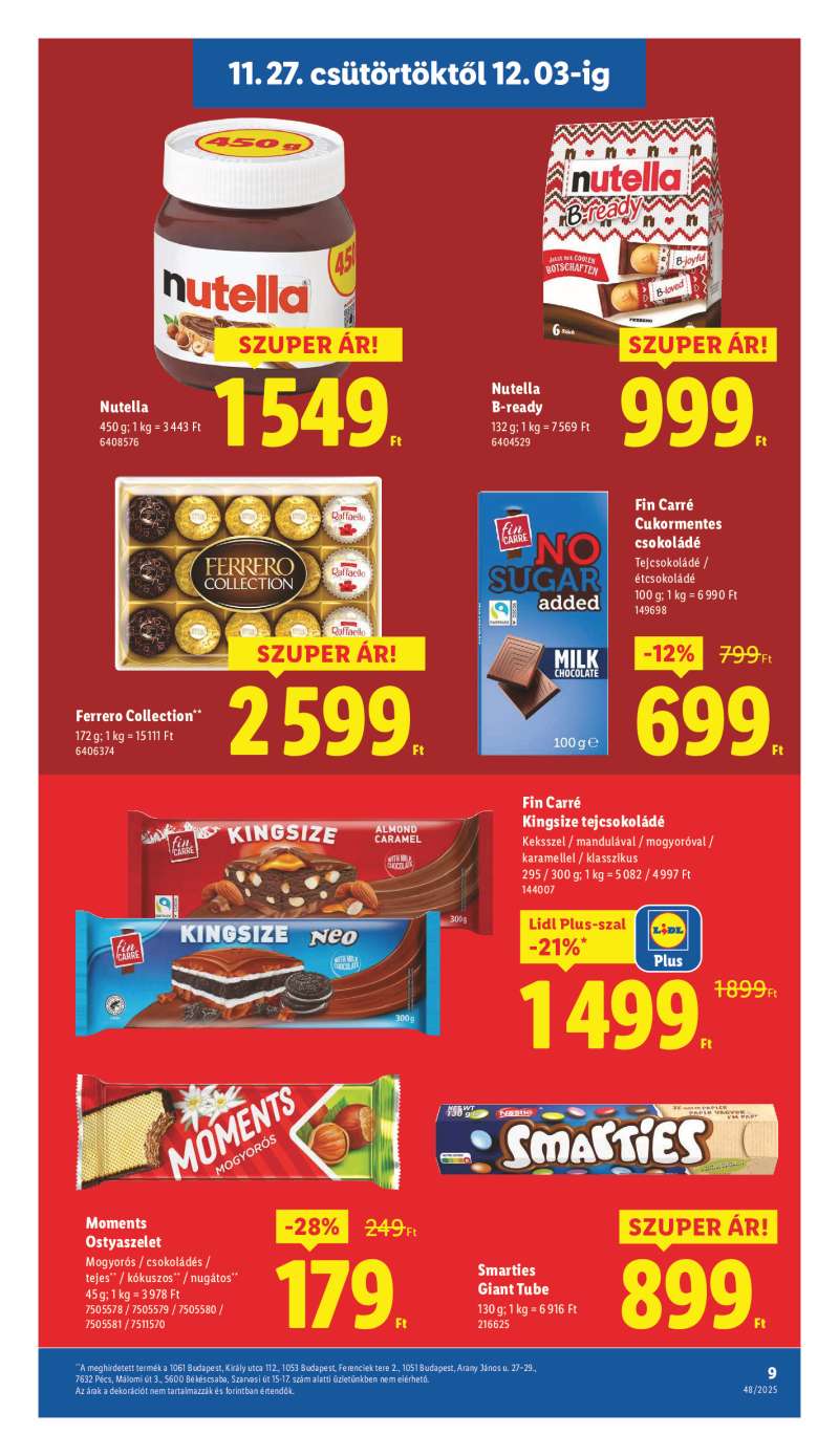 Lidl Érvényes 11.27-től 9 oldal