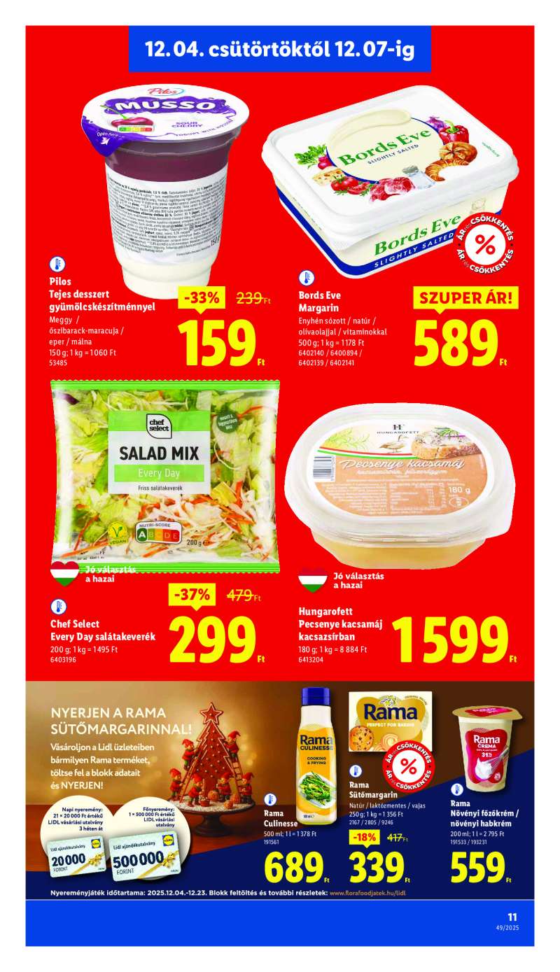 Lidl Érvényes 12.04-től 11 oldal