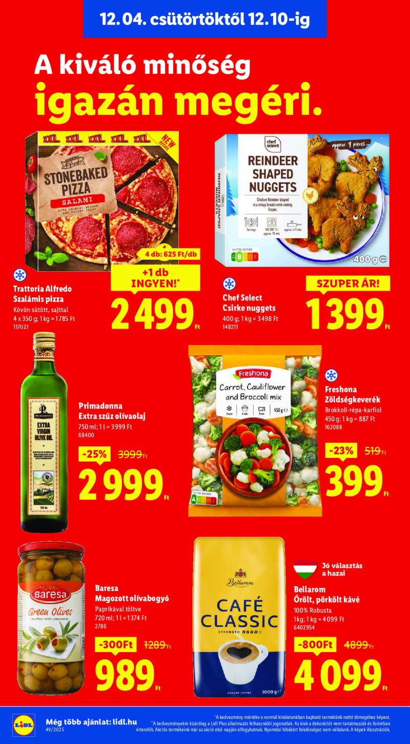 Lidl Érvényes 12.04-től 12 oldal