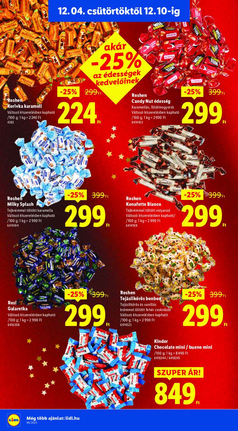 Lidl Érvényes 12.04-től 14 oldal
