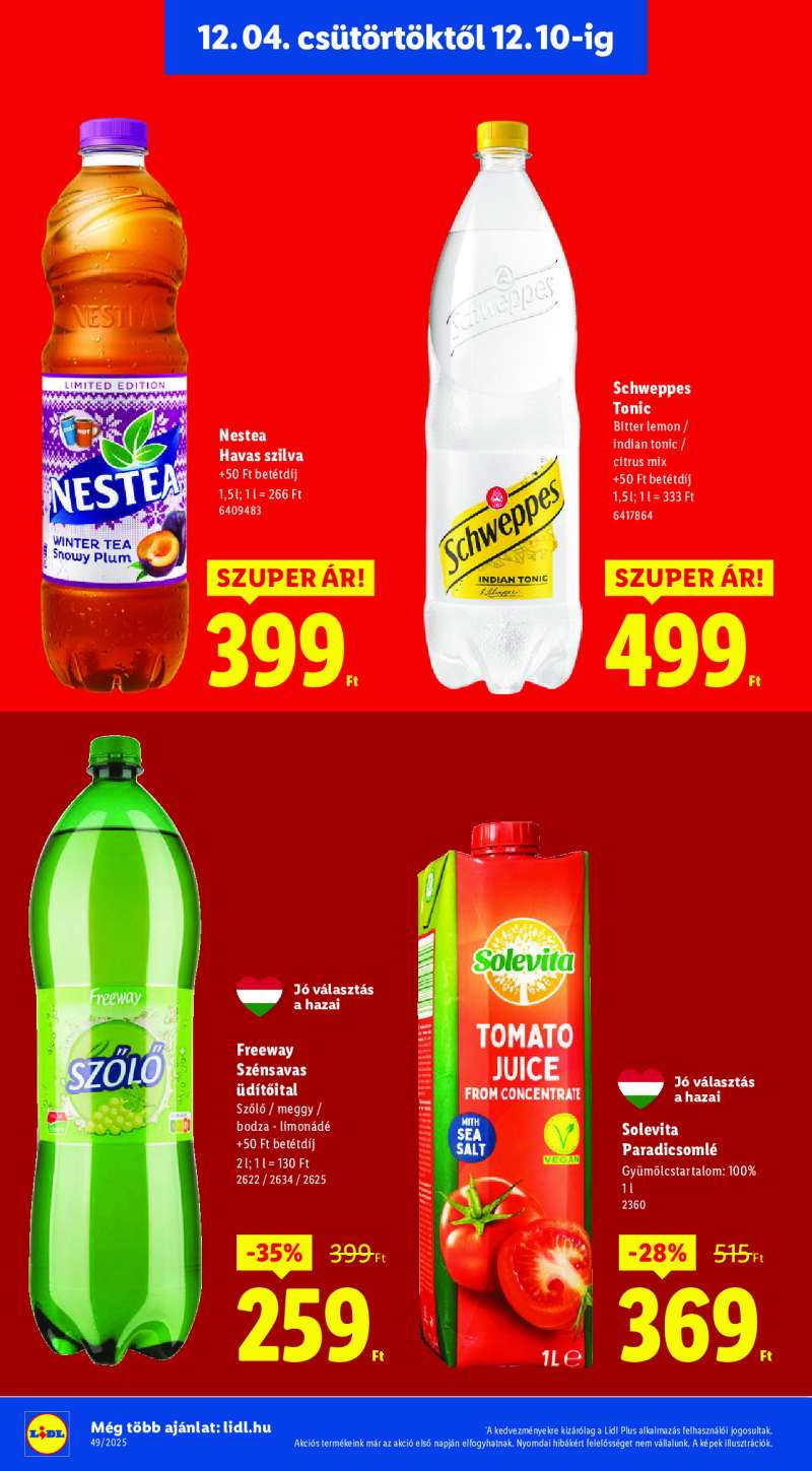 Lidl Érvényes 12.04-től 16 oldal