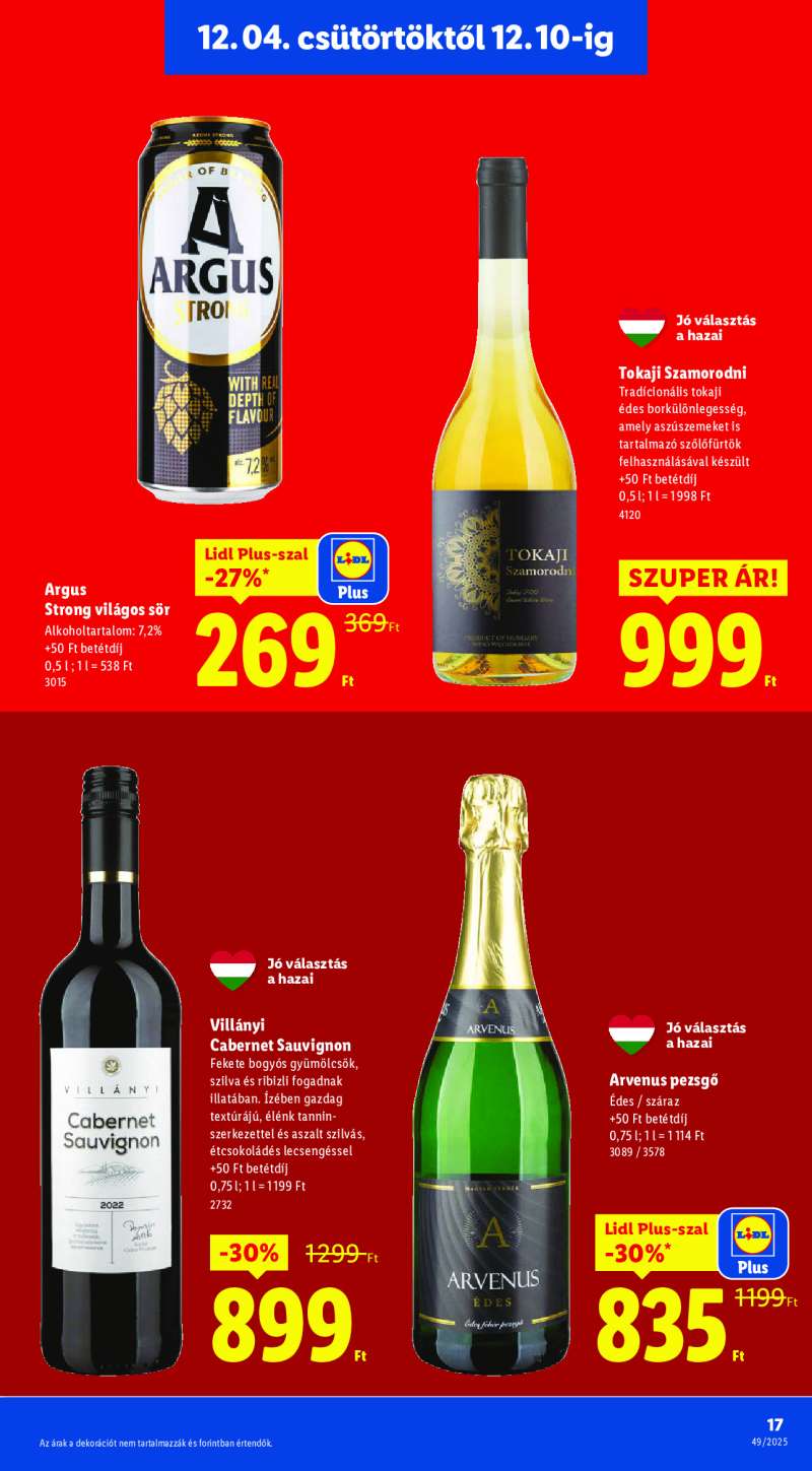 Lidl Érvényes 12.04-től 17 oldal