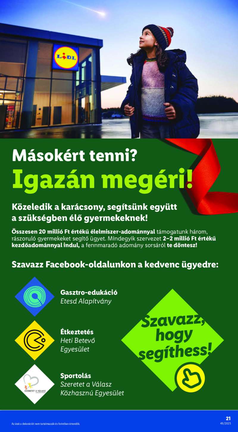 Lidl Érvényes 12.04-től 21 oldal