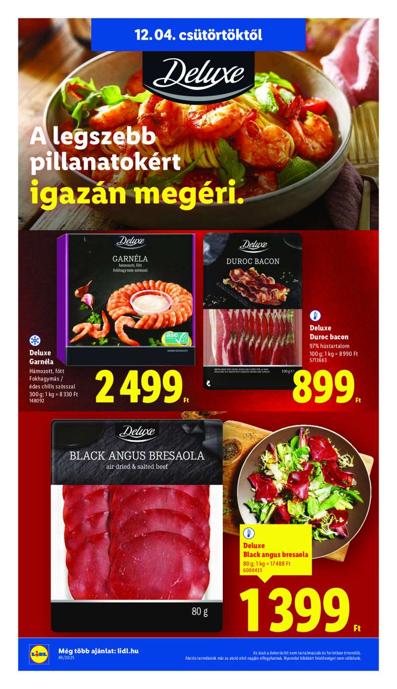 Lidl Érvényes 12.04-től 22 oldal