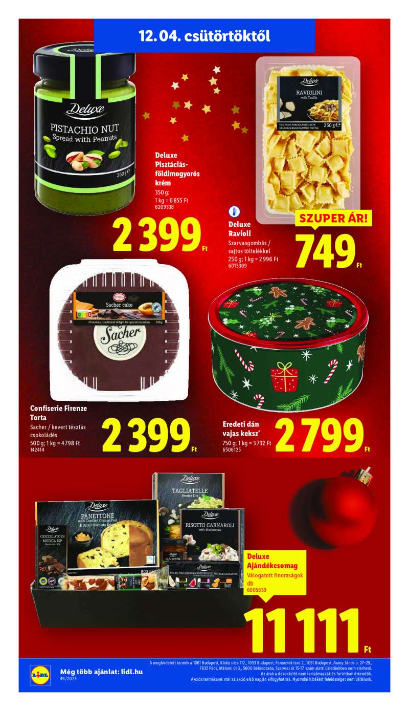 Lidl Érvényes 12.04-től 24 oldal
