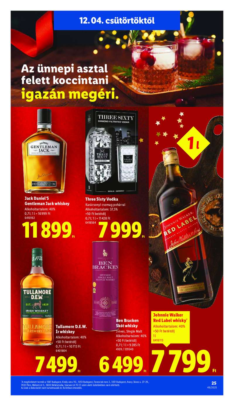 Lidl Érvényes 12.04-től 25 oldal