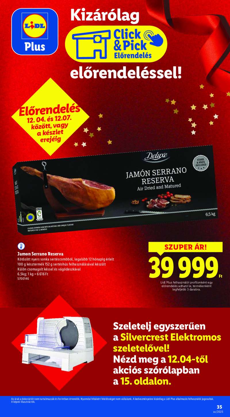 Lidl Érvényes 12.04-től 35 oldal