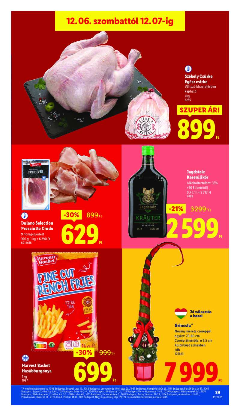 Lidl Érvényes 12.04-től 39 oldal