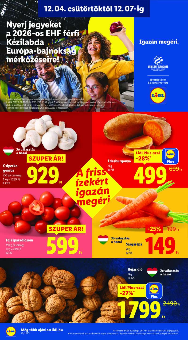Lidl Érvényes 12.04-től 4 oldal