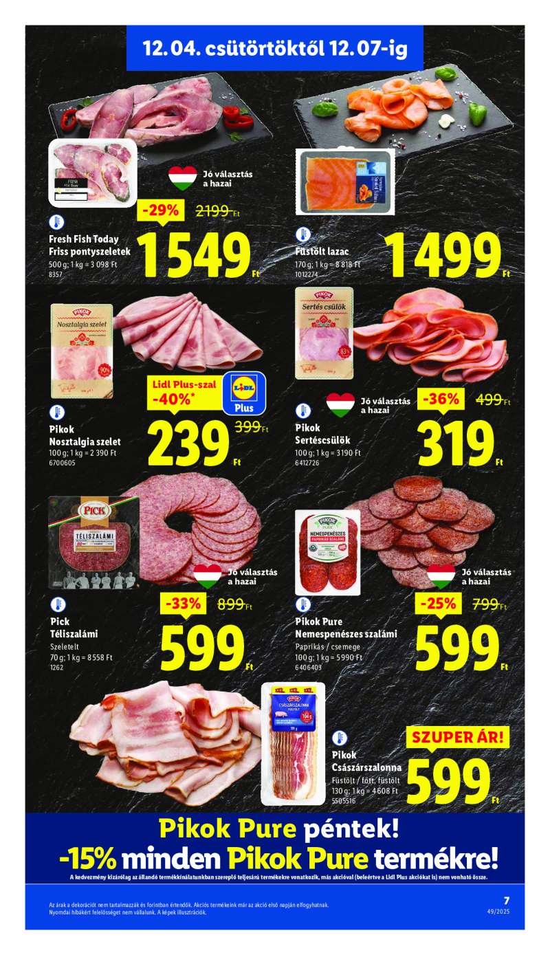 Lidl Érvényes 12.04-től 7 oldal