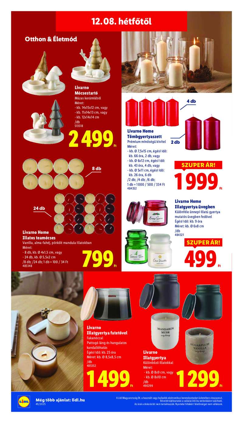 Lidl Érvényes 12.06-tól 10 oldal