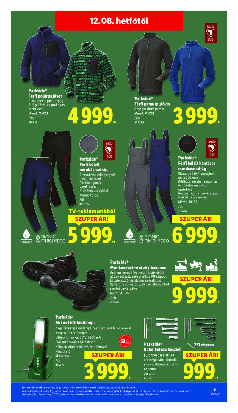 Lidl Érvényes 12.06-tól 5 oldal