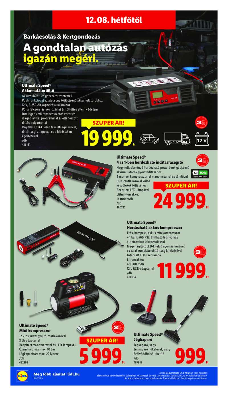 Lidl Érvényes 12.06-tól 6 oldal