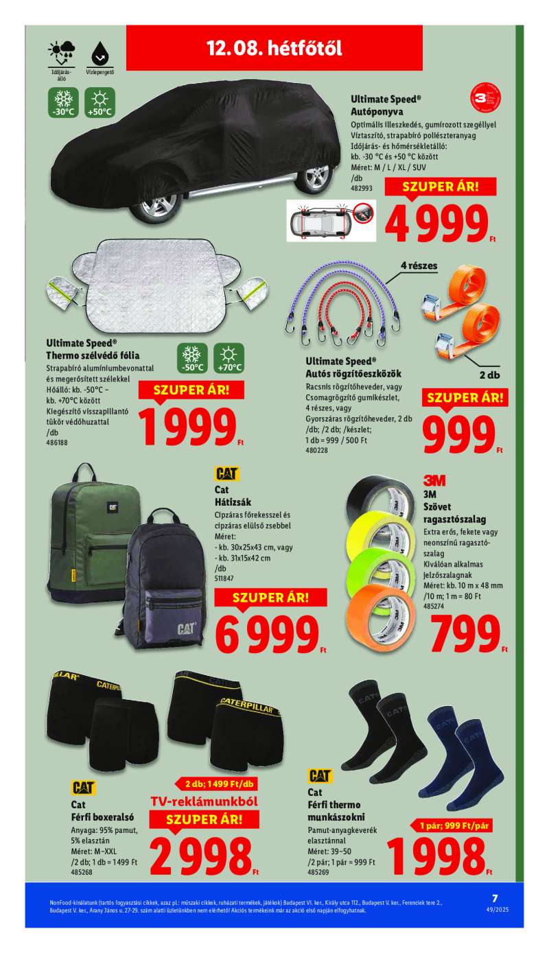 Lidl Érvényes 12.06-tól 7 oldal