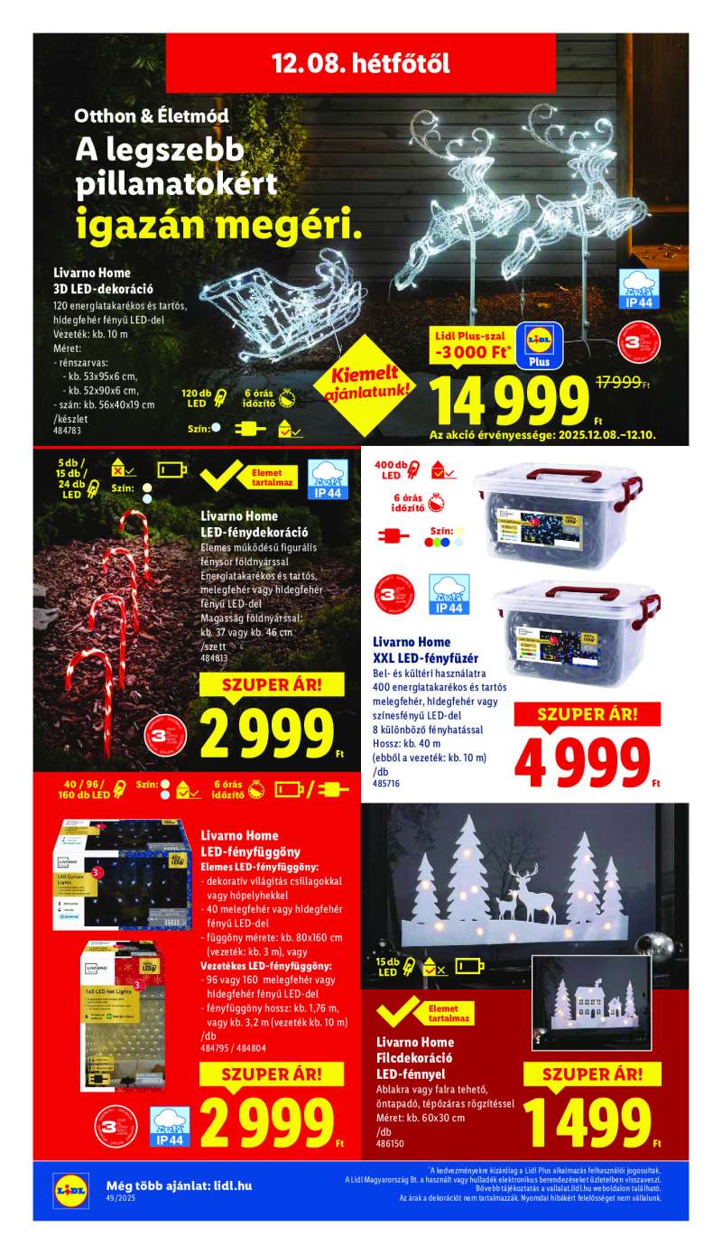 Lidl Érvényes 12.06-tól 8 oldal