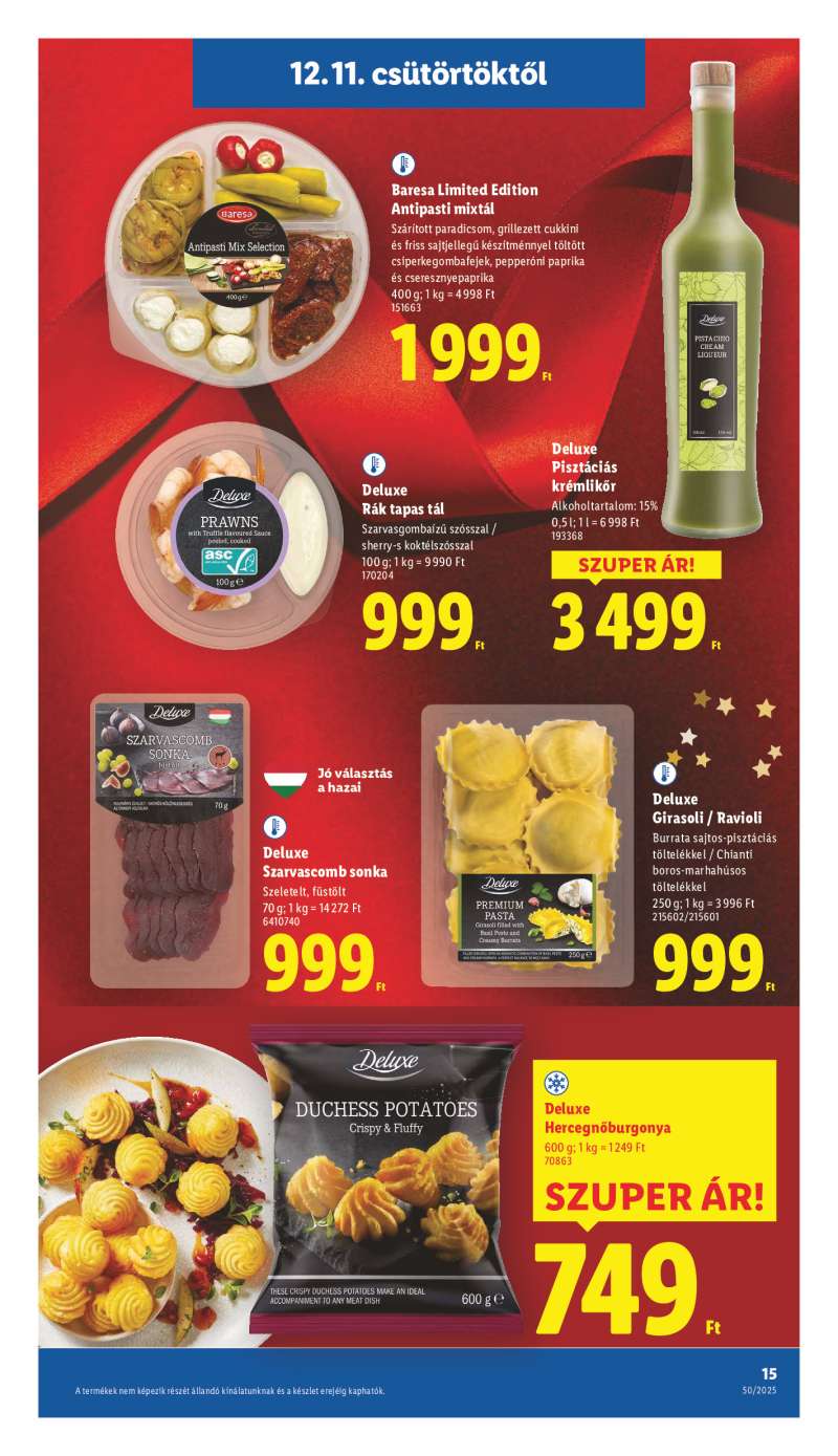 Lidl Érvényes 12.11-től 15 oldal