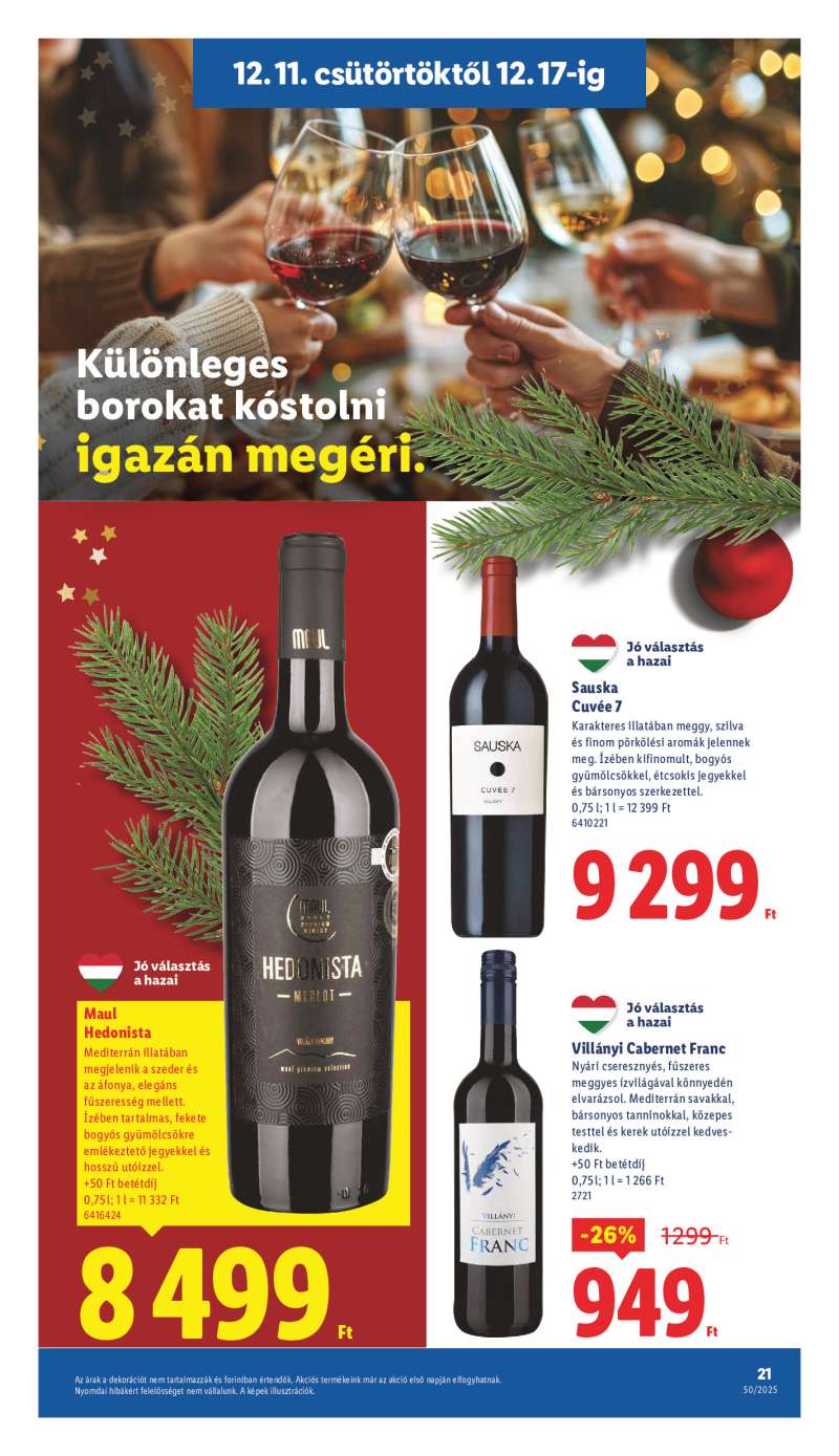 Lidl Érvényes 12.11-től 21 oldal