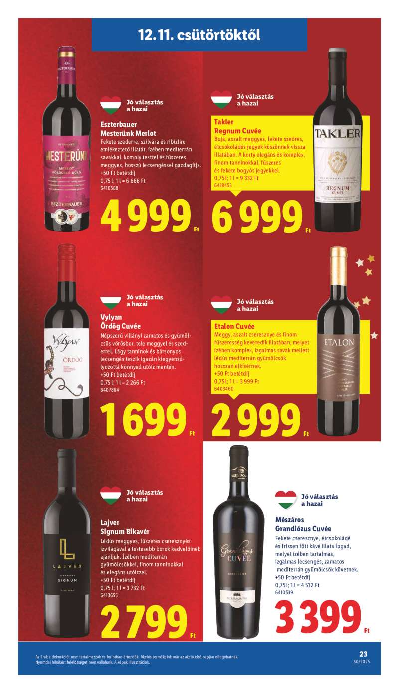 Lidl Érvényes 12.11-től 23 oldal