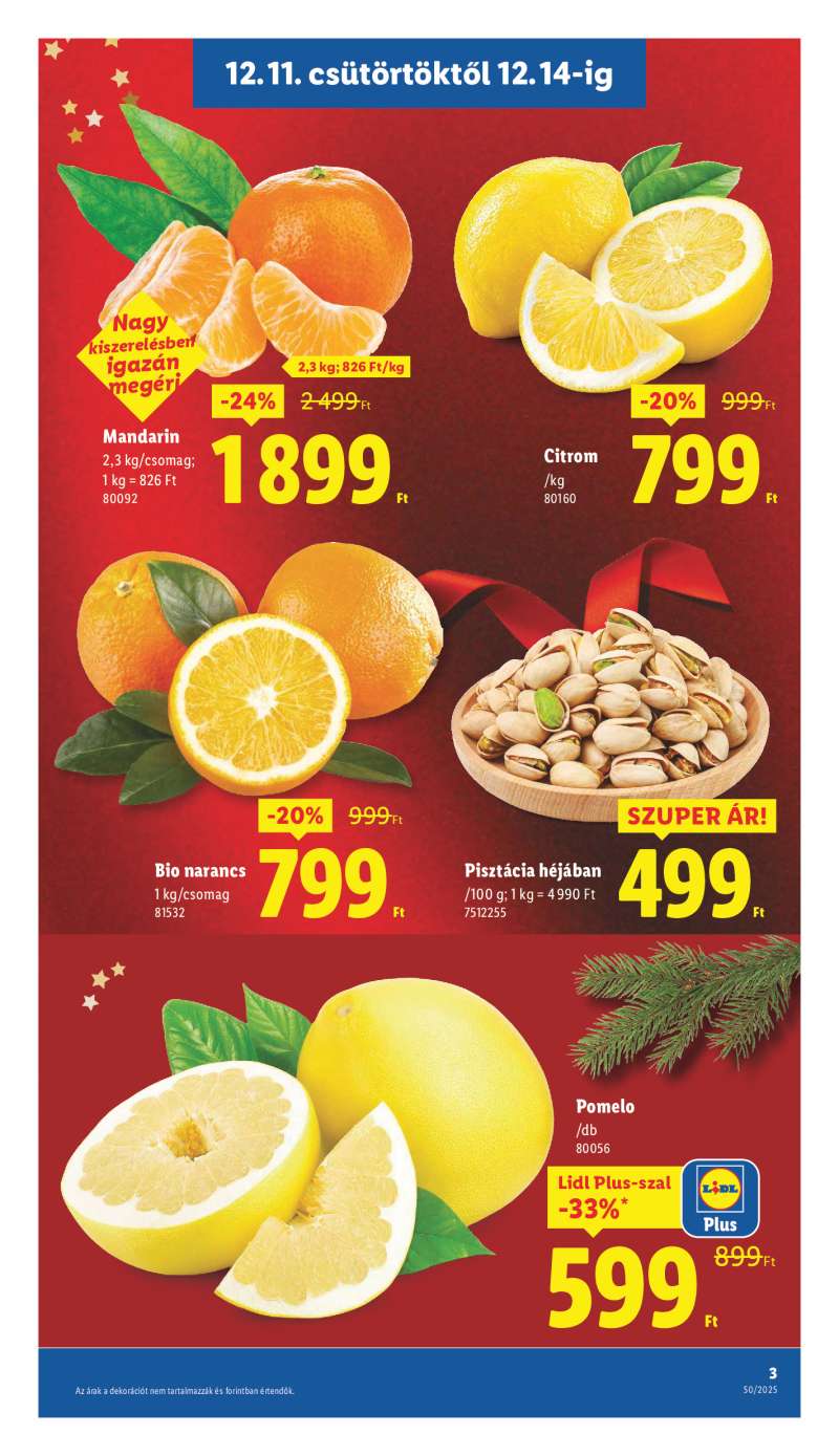 Lidl Érvényes 12.11-től 3 oldal
