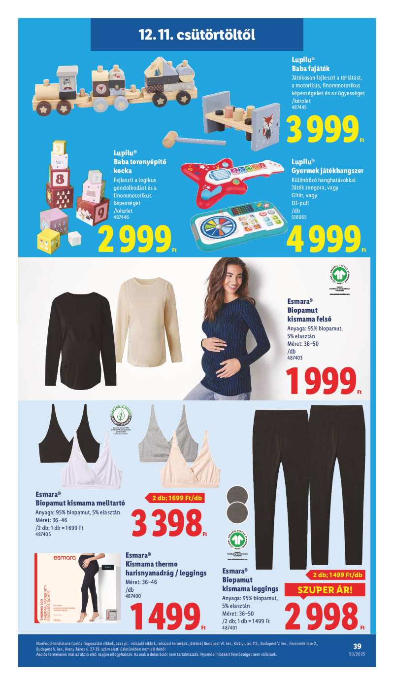 Lidl Érvényes 12.11-től 39 oldal
