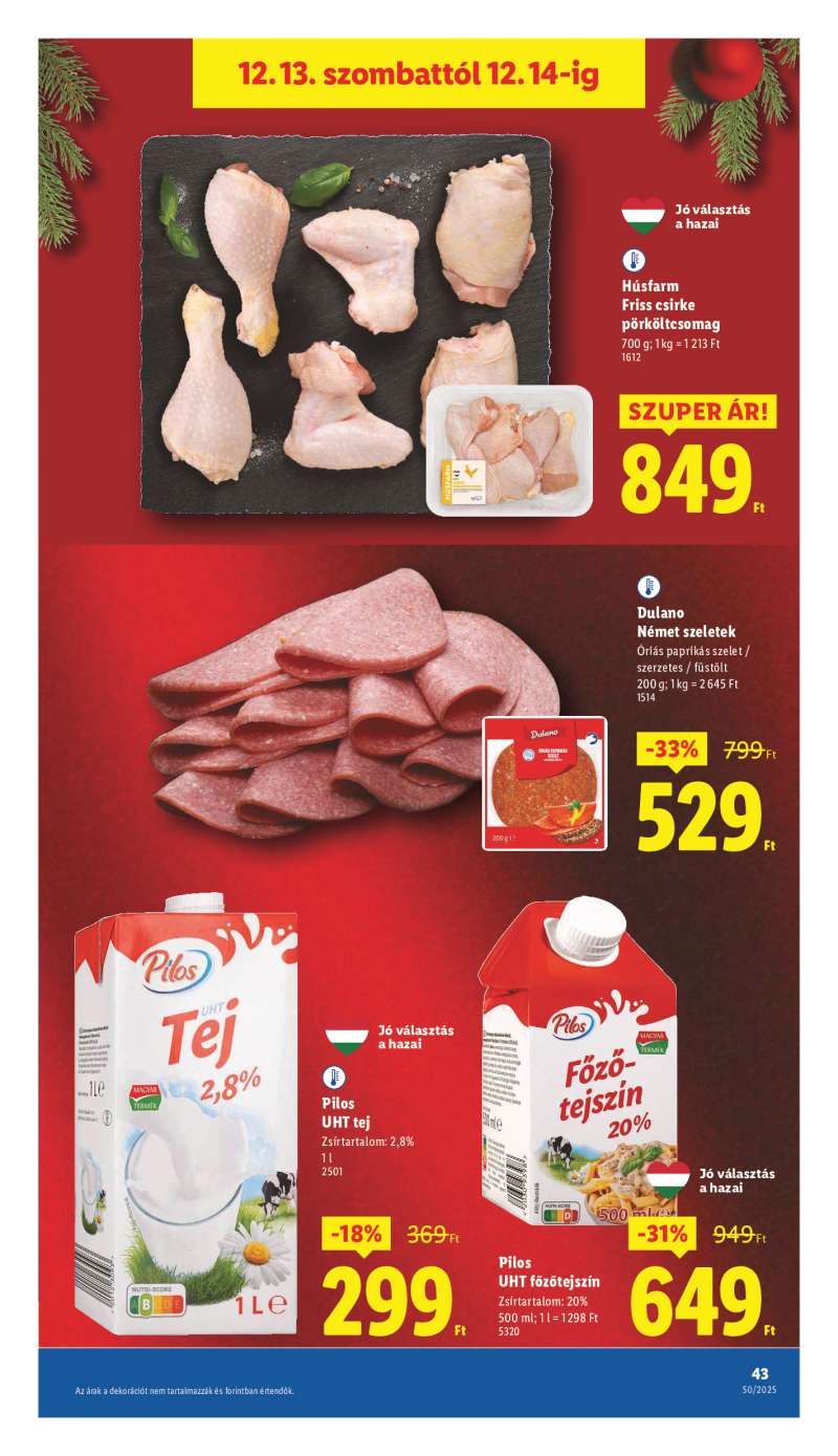 Lidl Érvényes 12.11-től 43 oldal