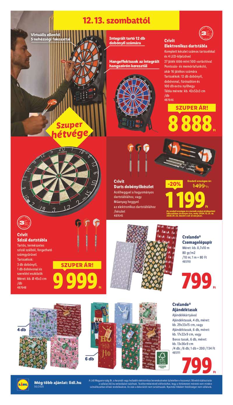 Lidl Érvényes 12.11-től 44 oldal