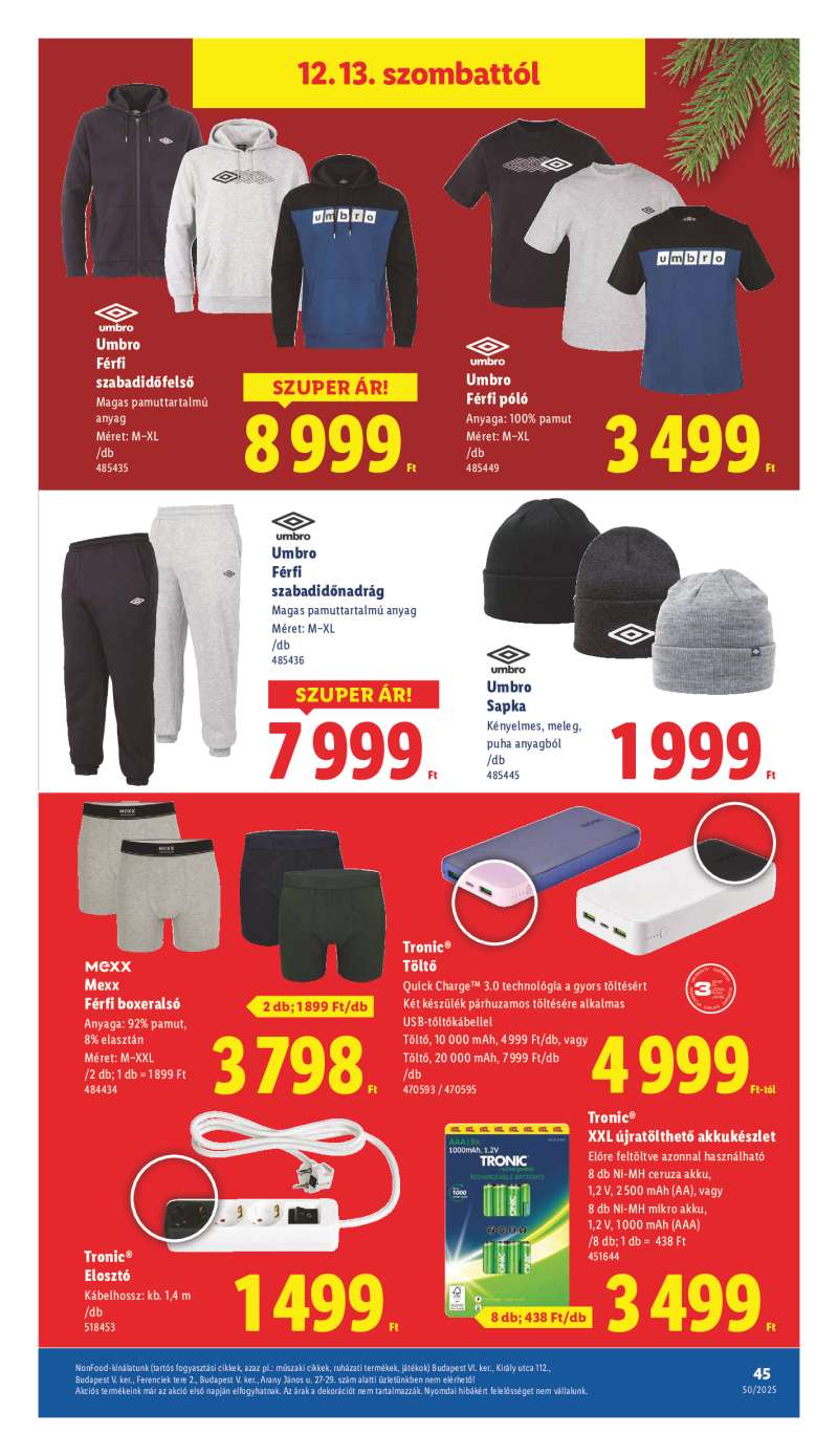 Lidl Érvényes 12.11-től 45 oldal