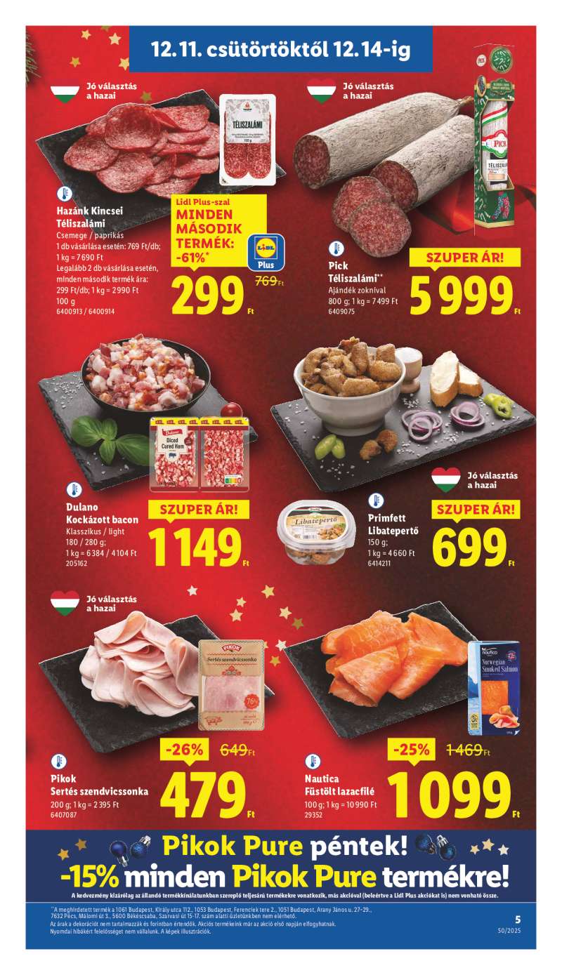 Lidl Érvényes 12.11-től 5 oldal