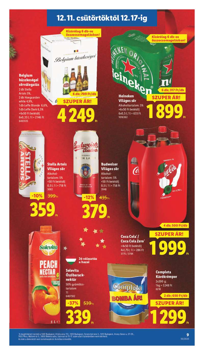 Lidl Érvényes 12.11-től 9 oldal