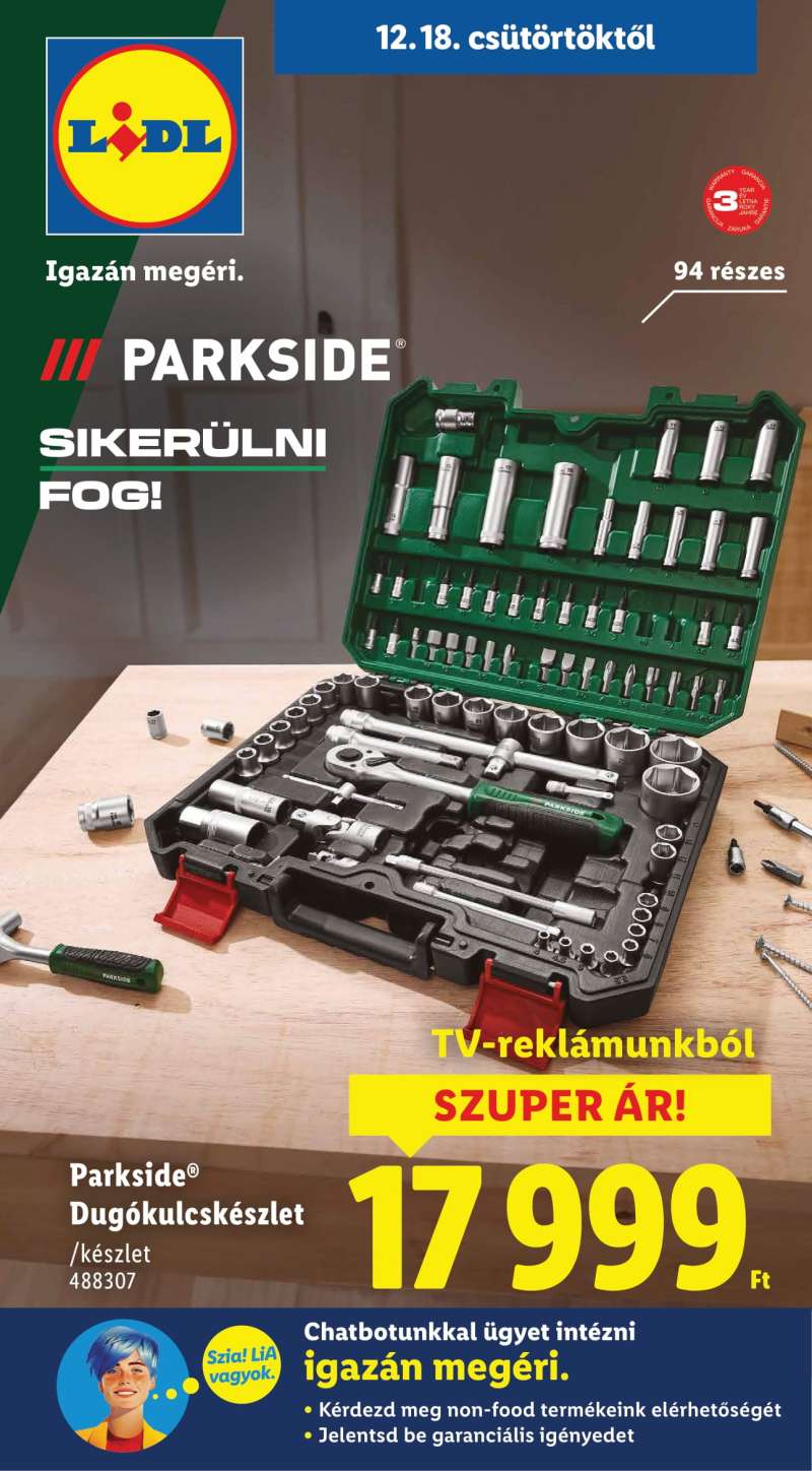 Lidl Akciós Újság NonFood 1 oldal