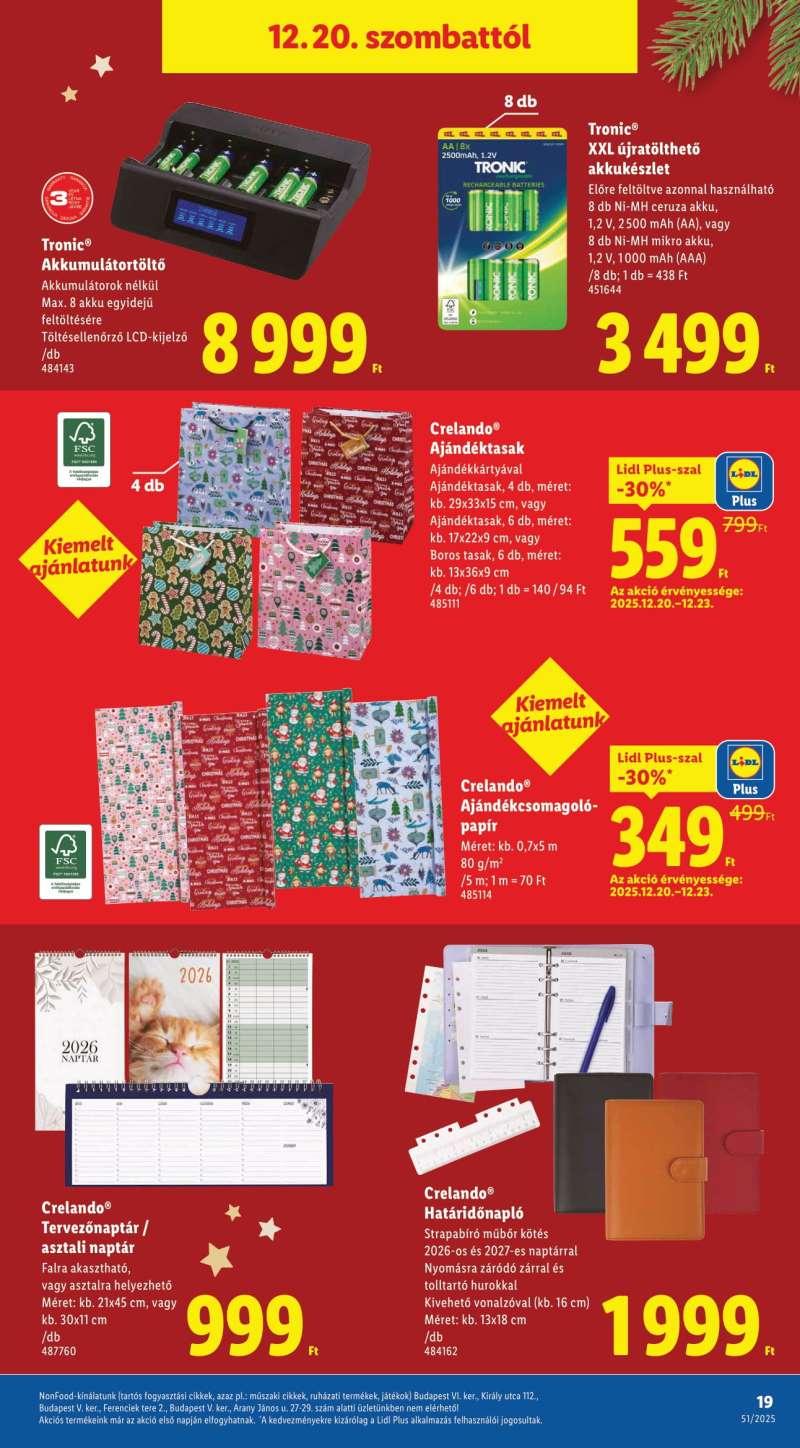 Lidl Akciós Újság NonFood 19 oldal