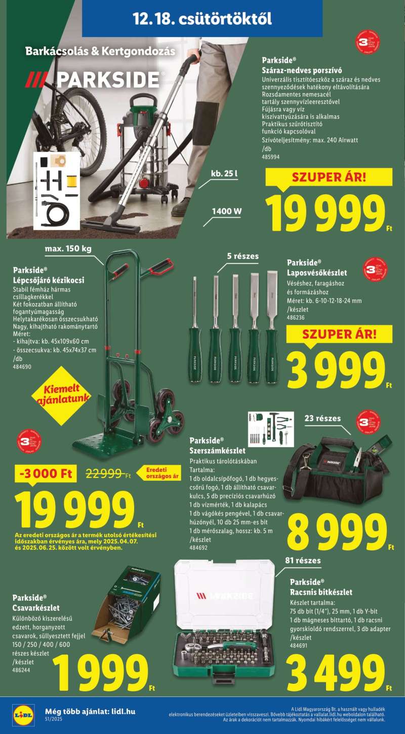 Lidl Akciós Újság NonFood 4 oldal